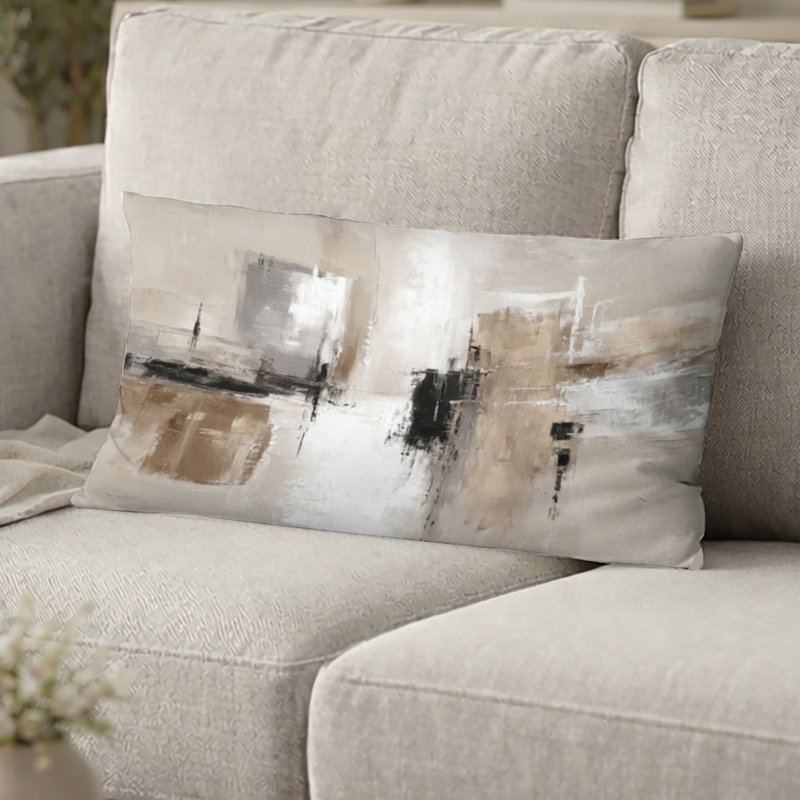 Coussin Cubism, H 12 po x l 20 po