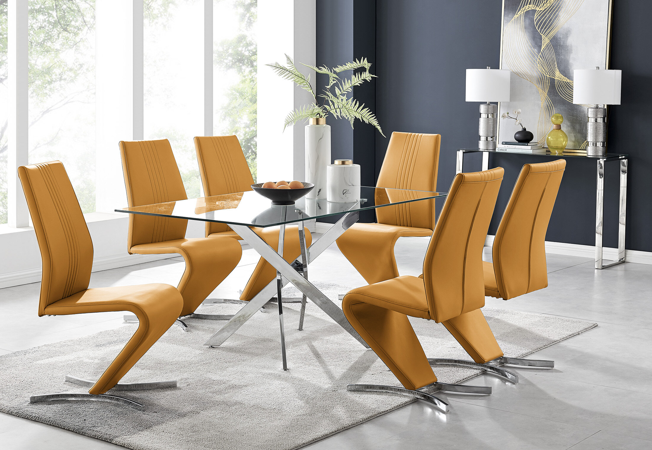 https://assets.wfcdn.com/im/95138367/compr-r85/1252/125254859/lenworth-modern-chrome-metal-and-glass-dining-table-set-with-6-luxury-faux-leather-dining-chairs.jpg
