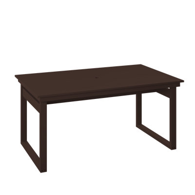  Table moderne de 38 po x 64 po. Blanc