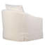 Chaise d'appoint en lin avoine Laura