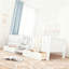 Lit en bois avec tablettes intégrées et tiroirs de rangement-223581528-223581529