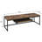Industrial-Style Tv Stand With Weathered Finish, Oak And Black, 60-Inch Fit In Rustic Black