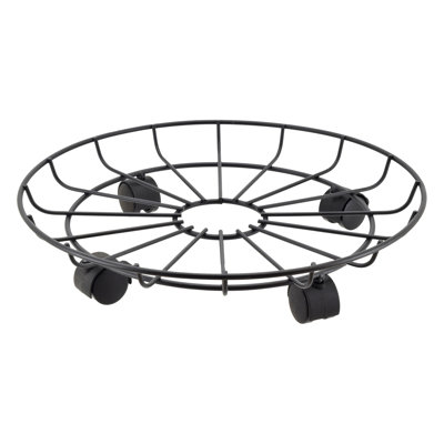 Alphonsus Metal Weather Resistant Caddy Plant Stand