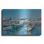 Art mural en métal Breakwater Bay «Anchored Bateaux On Pier» par Max Maxx-952459254