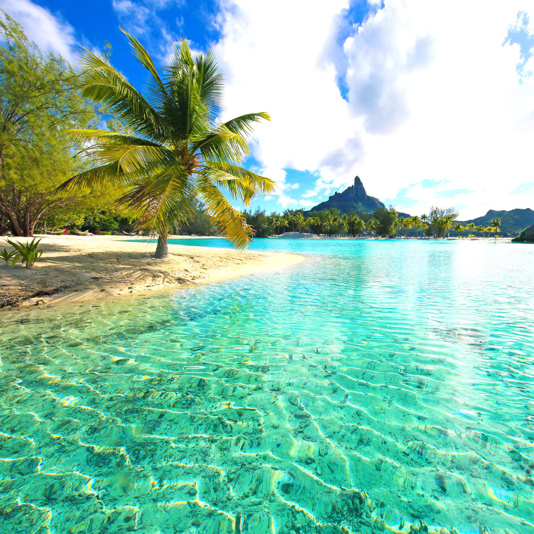 Bora Bora Tahiti von TriggerPhoto - Druck ohne Rahmen auf Leinwand