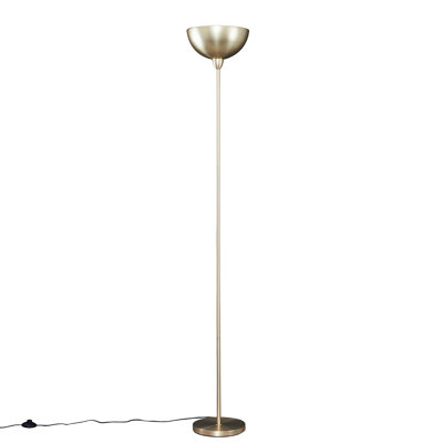 Carolinda 180cm Forseti Matt Gold Uplighter Floor Lamp