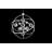 Planetary Modern 24" Round LED Chandelier