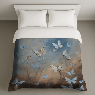 Blue Butterflies Duvet Covers