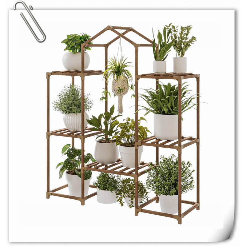 Support à plante pour étagère à plantes à suspendre à l'intérieur Support à plantes pour plantes multiples Boho Home Decor