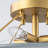 Abbate 4 - Light Glass Flush Mount Ceiling Light