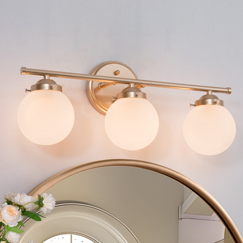 Bradden 3-Light Dimmable Gold Vanity Light