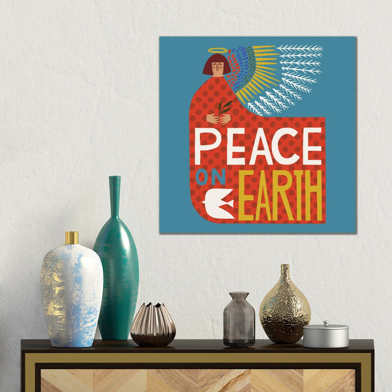 Peace Peace - reproduction d'art murale - toile tendue, Toile tendue, Ne s’applique pas, H 18 po x l 18 po