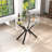 47.24" Modern Rectangular Glass Dining Table with Tempered Glass Top and Metal Legs - Contemporary Minimalist Design, Ideal for Dining Room, Kitchen, or Small Spaces -1557692095-1557692083