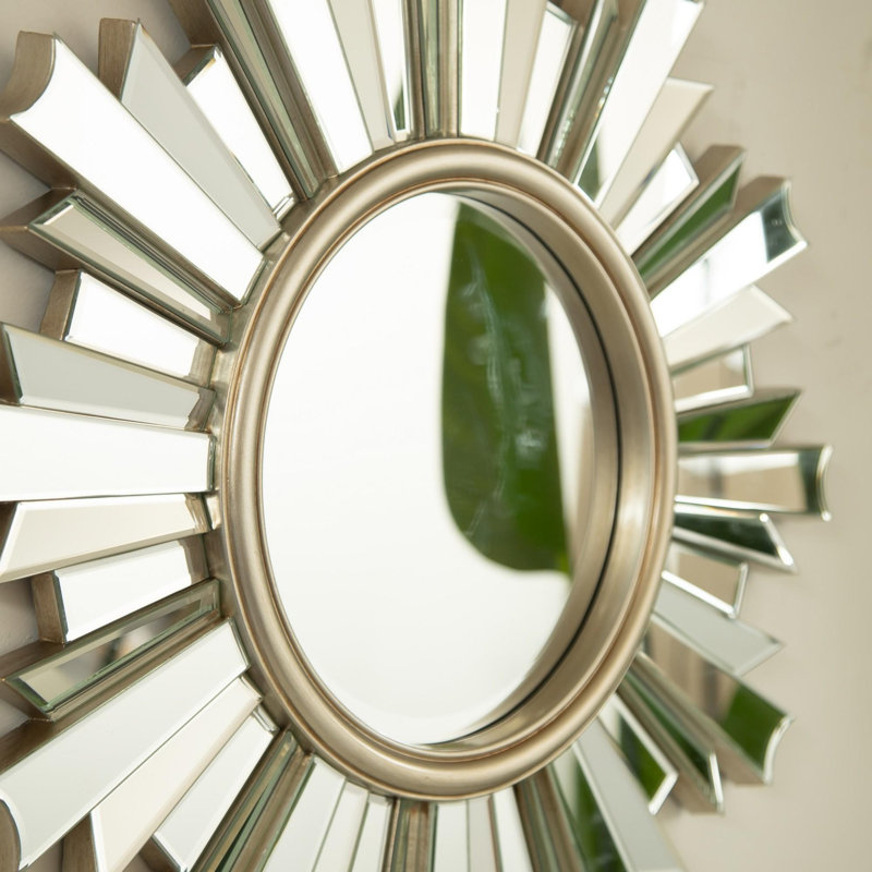 Miroir décoratif en polyuréthane à fixation murale