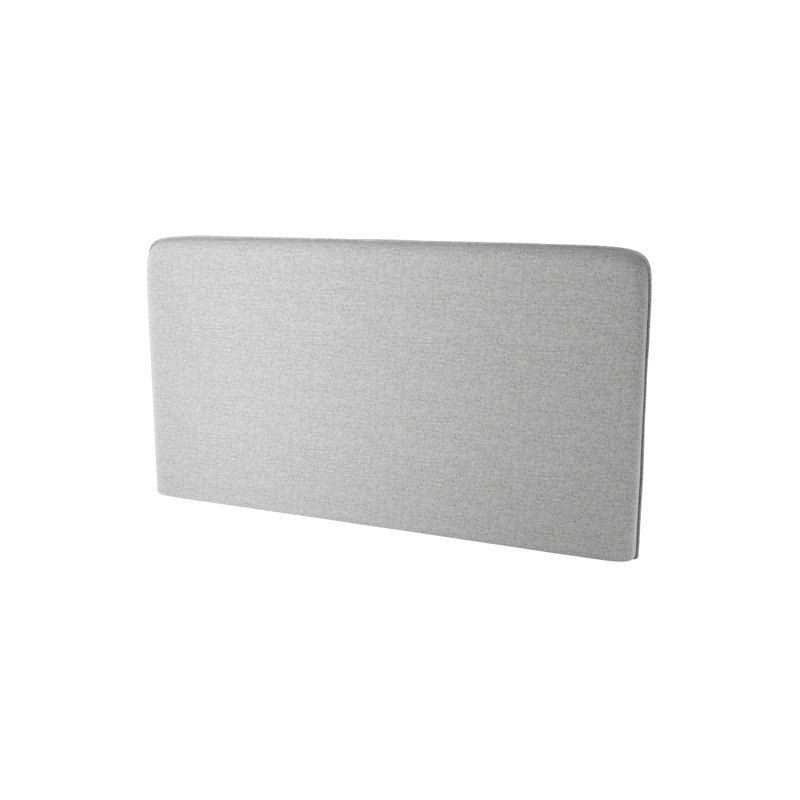 Barlatier Upholstered Headboard, King (150 x 200 cm), Grey