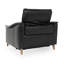 Fauteuil d'appoint inclinable électrique en cuir Avron Cullman