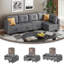 Fabric Corner Sofa-35858891