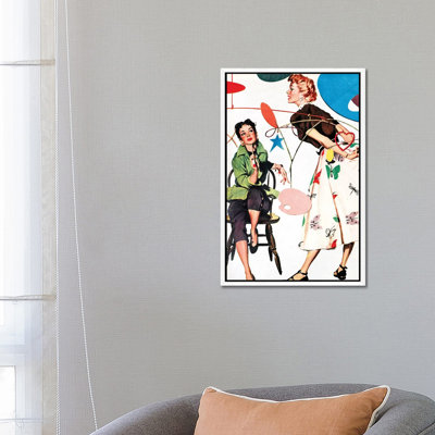 1954 Woman Magazine Plate by The Advertising Archives - Gallery-Wrapped Canvas Giclée on Canvas