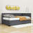 Naqeeb Twin Size Linen Daybed with Twin Size Trundle-486279140