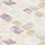 Tapis tissé à la machine en polyester vert / rouge / mauve Ch Wilson-1033289063