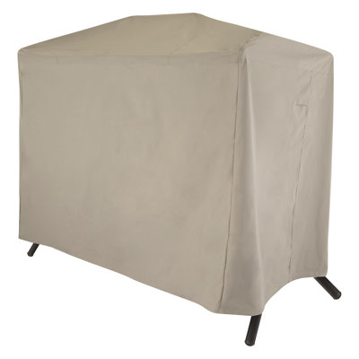 Rebrilliant Chalet Outdoor Patio Canopy Swing 2-Seat Cover - Water Resistant (87 L X 64 D X 66 H Inches) Beige, Model 30024565907549CD87FD3F2A6108A16A