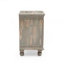 Table de chevet en bois gris antique