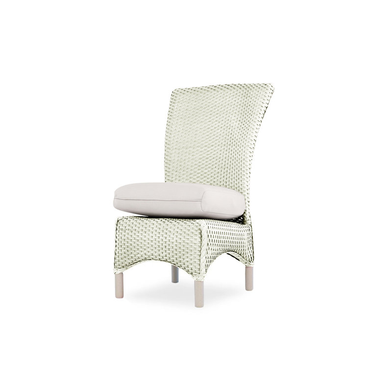Mandalay Outdoor Dining Armchair, Sailcloth Salt, Ivory