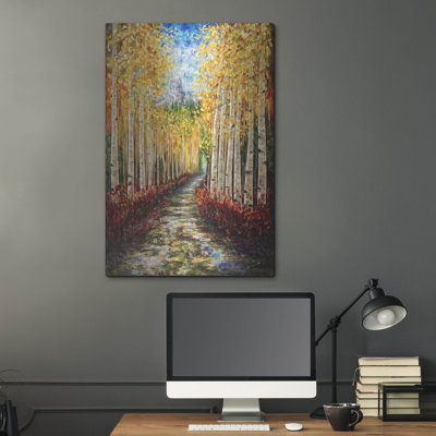 "Nelly Creek, peinture de la forêt nationale Uncompahgre" par Lena Owens