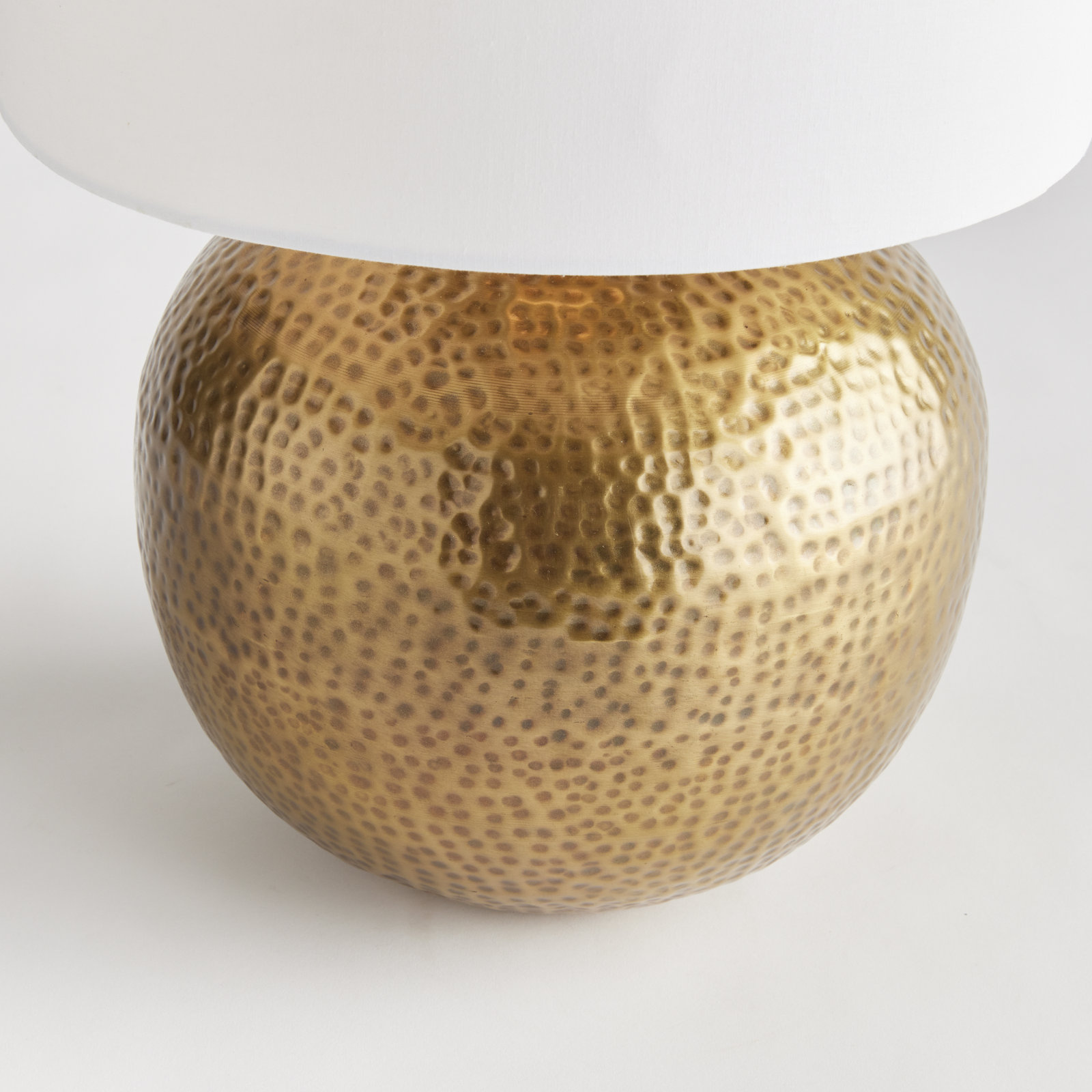Mercury Table Lamp, 21.5" H x 14" W x 14" D