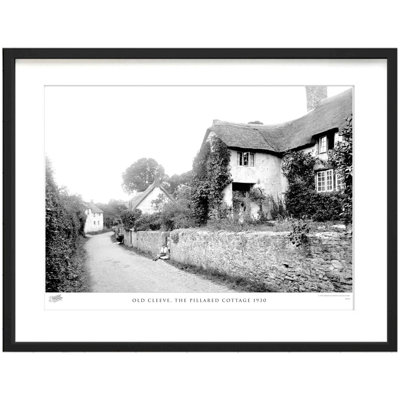 Old Cleeve, The Pillared Cottage 1930 - Single Picture Frame Print