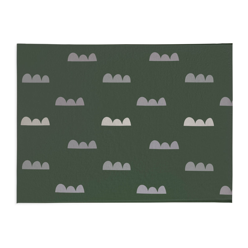 Dino Cloud Kids Play Mat, Rectangle 2' x 3'