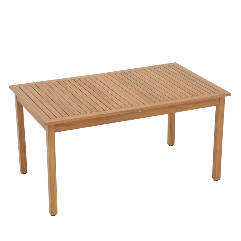Table de salle à manger d'extérieur extensible L 59,1 po x l 35,4 po Bennett