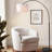 Aseel 70'' Black Arched Floor Lamp