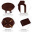 Ensemble de 4 tabourets empilables 18 po-1435949291