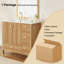 Meuble-lavabo en bois 36 po avec cadre solide