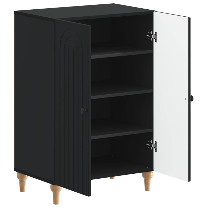 Shoe Storage Cabinet, Black