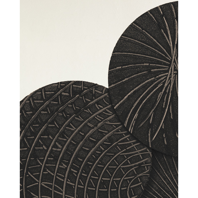 Handmade Solid Wood Wall Decor, Black