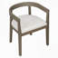Ensemble de 4 chaises de salle à manger avec dossier incurvé et structure en bois massif-546810608-546810619-546810620