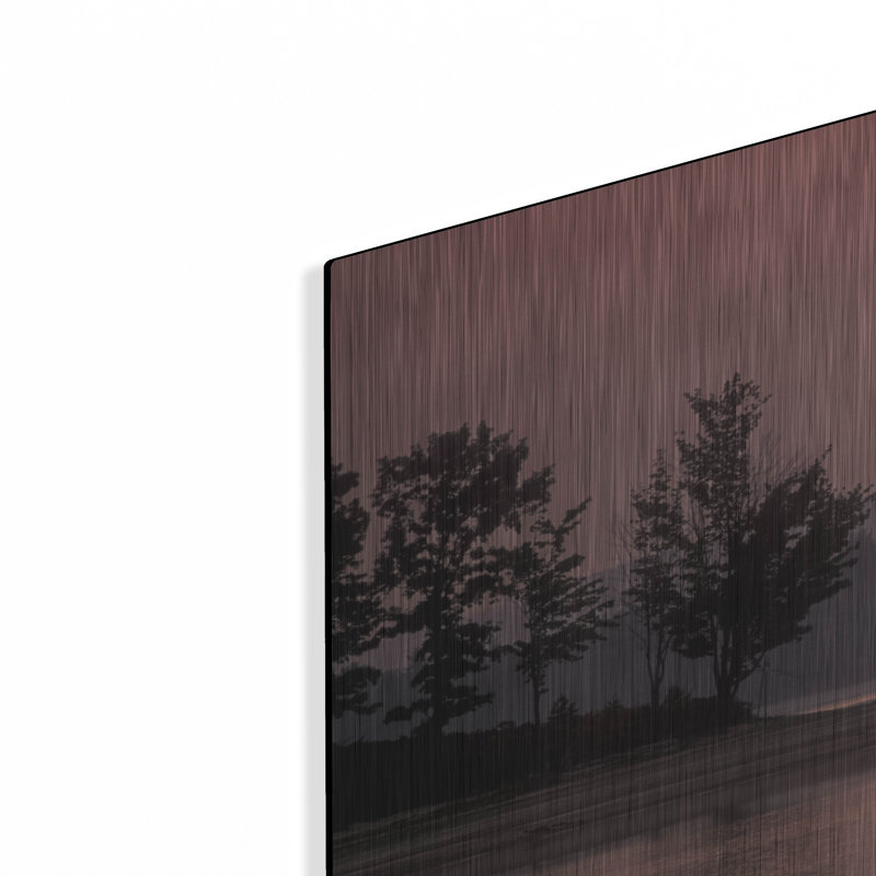 Art mural en métal Lark Manor ™ «Morning Shimmer» par Patrick Zephyr, H 24 po x l 36 po