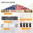 Pop Up Canopies 10 Ft. W x 10 FT. D Metal Party Tent Canopy-101783280