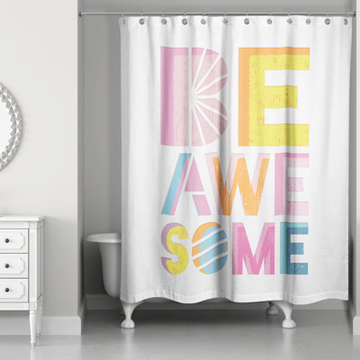 Rideau de douche simple