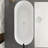 67" White Acrylic Freestanding Bathtub