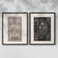 «Abstract Vintage», impression giclée encadrée - ensemble de 2-158017697-158017698