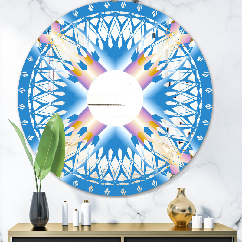 Miroir mural Mid-Century, H 31,5 po x l po