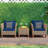 Bjana 2 - Person Acacia Patio Conversation Set with Cushions-1346086218-1458368748