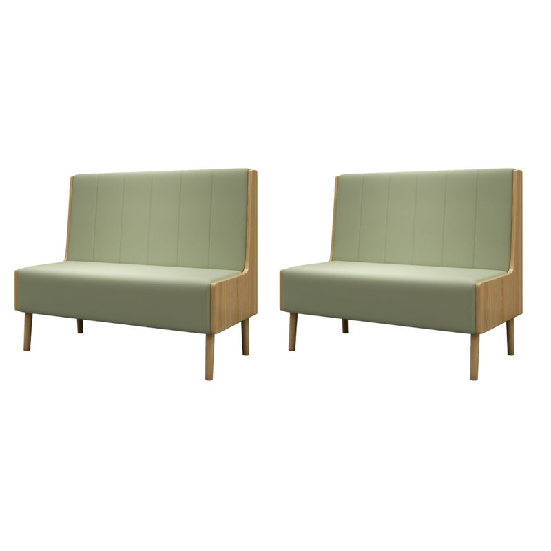 Banc rembourré en similicuir Modern Elegant Cafe Dessert Shop