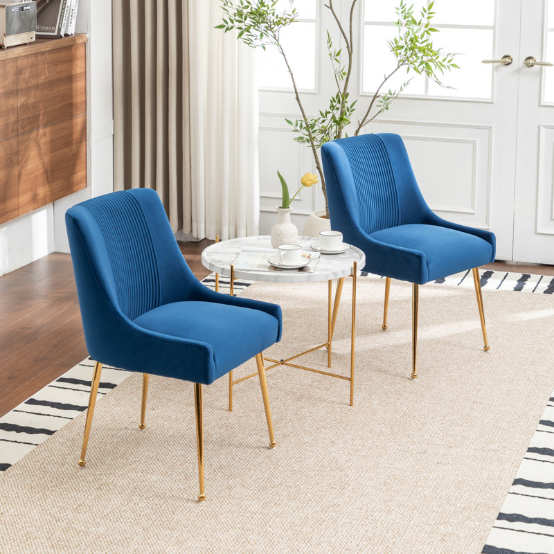 Chaise d'appoint Elian, Bleu marine
