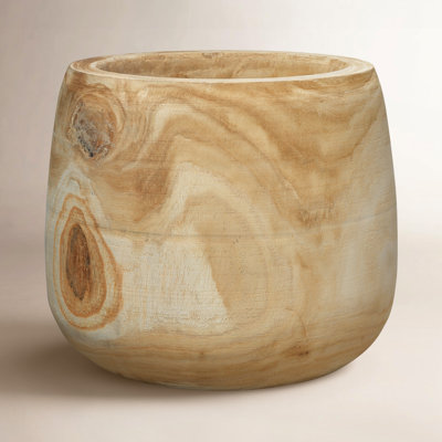 Jaspen 12'' Handmade Wood Table Vase
