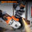 Cordless Brushless Angle Grinder Ergonomic Handle Dust-Proof Design with Grinding