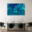 Abstrait océan tourbillonnant abstrait, art moderne océan vibrant-129006945